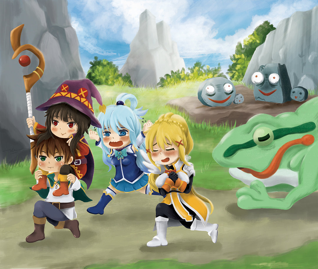 Adventuring in Parallel World Art Print