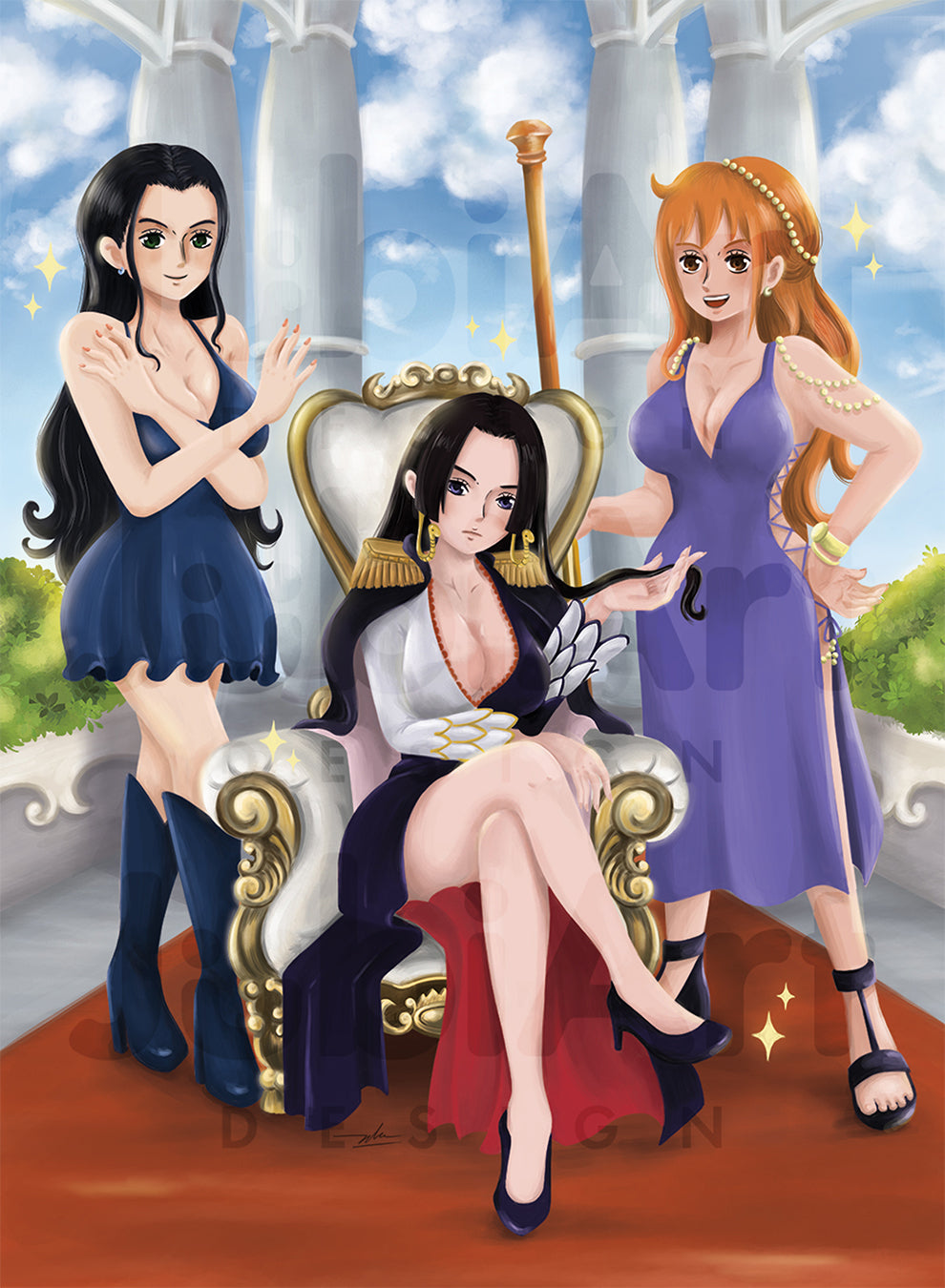 OP Best Girls Art Print