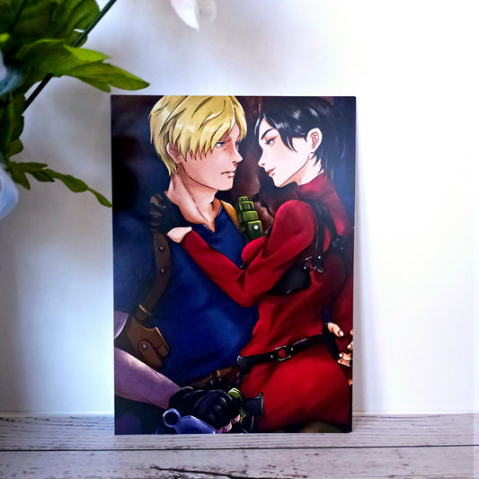 RE4 Leon Ada Art Print