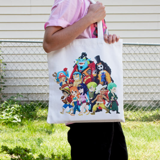 13" x 15" Canvas Tote Bags - Straw Hat Crew