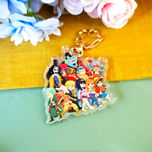 OP Straw Hat Crew Acrylic Keychain