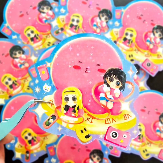 Happy Alien Sticker
