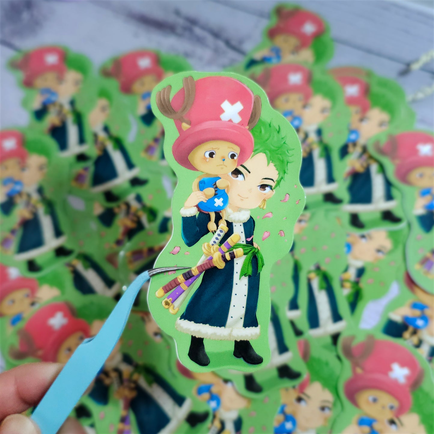 OP Straw Hat Doctor and Swordsman Sticker