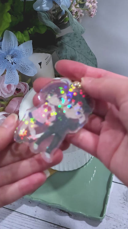 DDD Psychic Girl x Awkward Fellow Acrylic Keychain