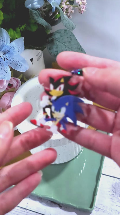 Hedgehog Duo Acrylic Keychain
