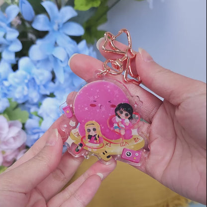 TOS Happy Alien Acrylic Keychain