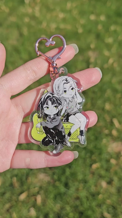 Green Yuri MitsuAya Acrylic Keychain