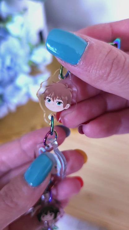 Silly Adventuring Party Connecting Acrylic Keychain